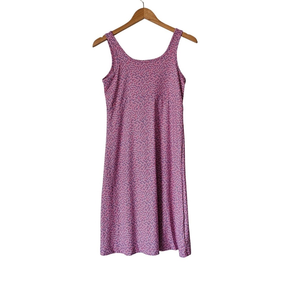 Columbia PFG Freezer III Omni-Freeze Pink Blue Cooling Tank Dress Size S Sporty